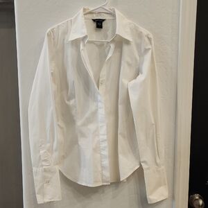 Moda International Crisp White Dress Shirt
